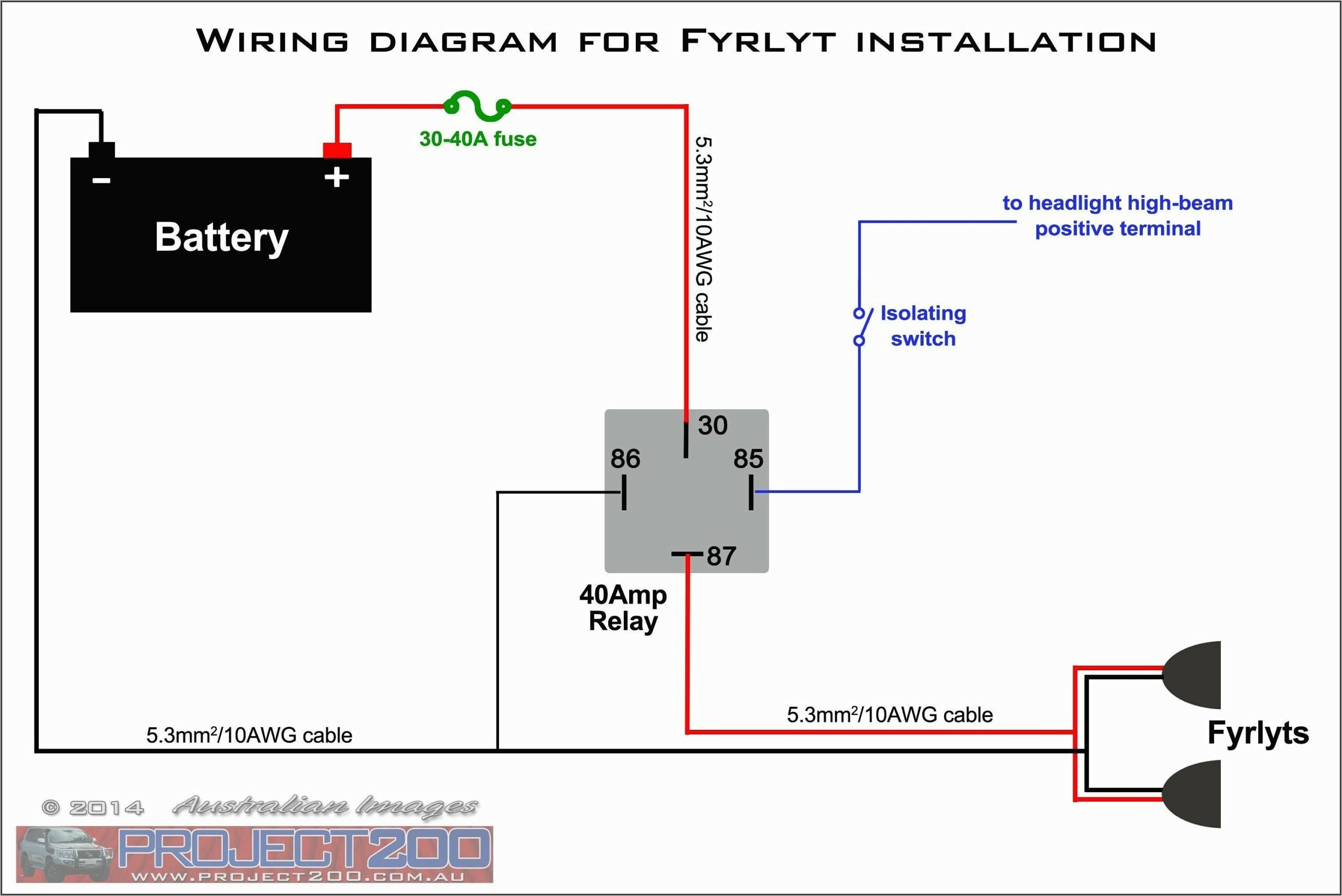 5 Pin Relay Wiring Diagram For Light Bar