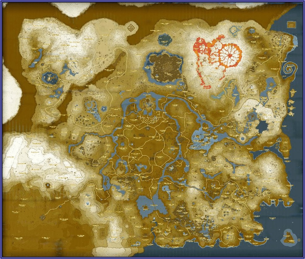 All Shrine Quests Botw Map