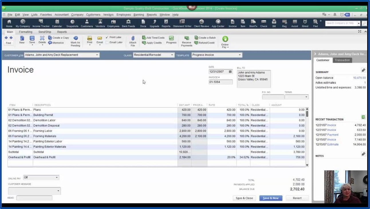Apply Multiple Payments To One Invoice Quickbooks