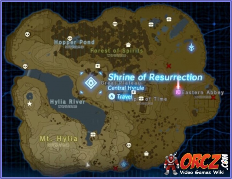 Breath Of The Wild Shrine Map Beginning