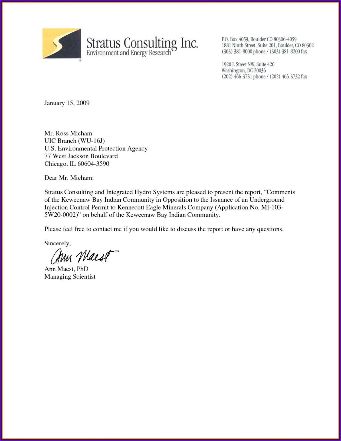 Business Letter Template Microsoft Word
