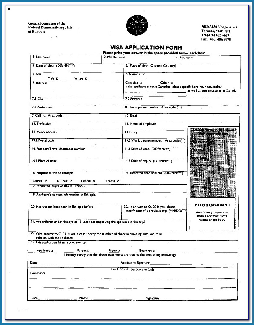 China Visa Application Form 2013