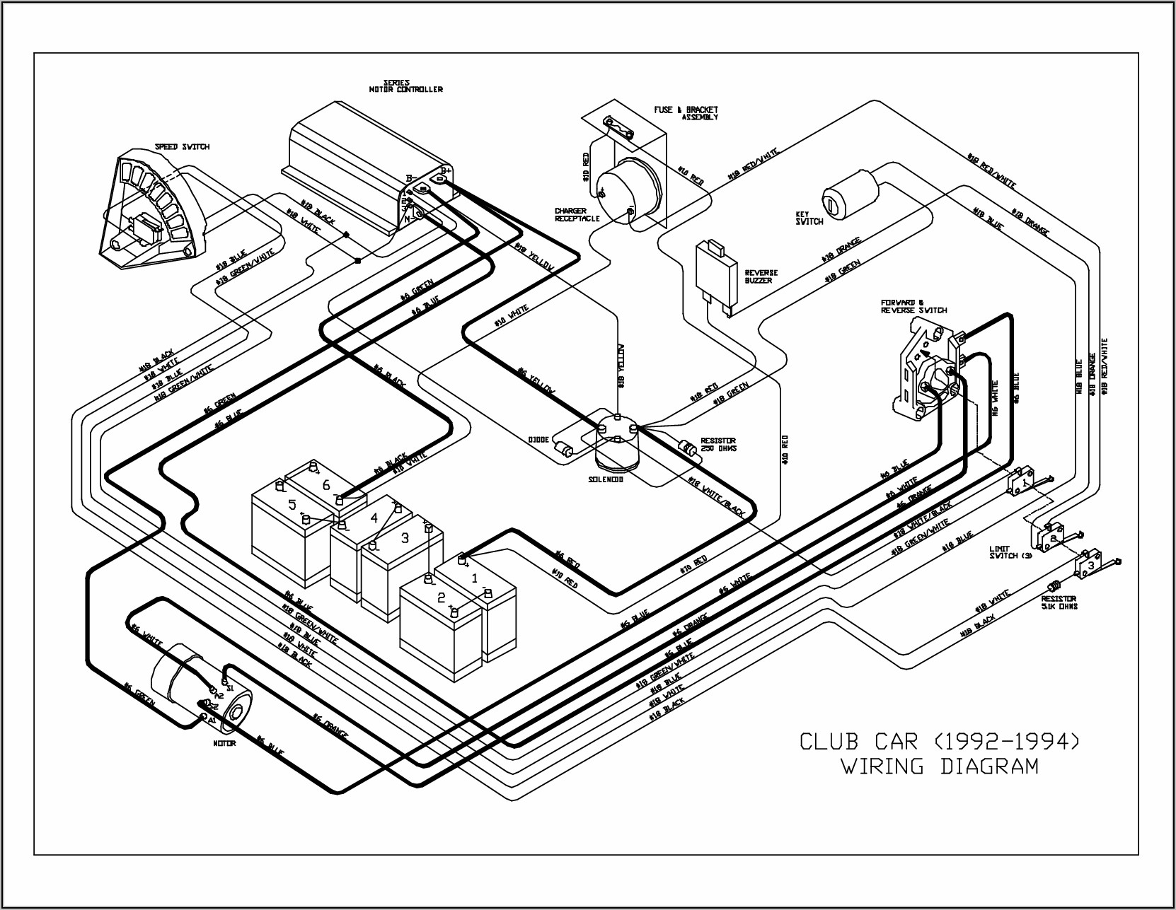 Club Car Wiring Diagram 48 Volt