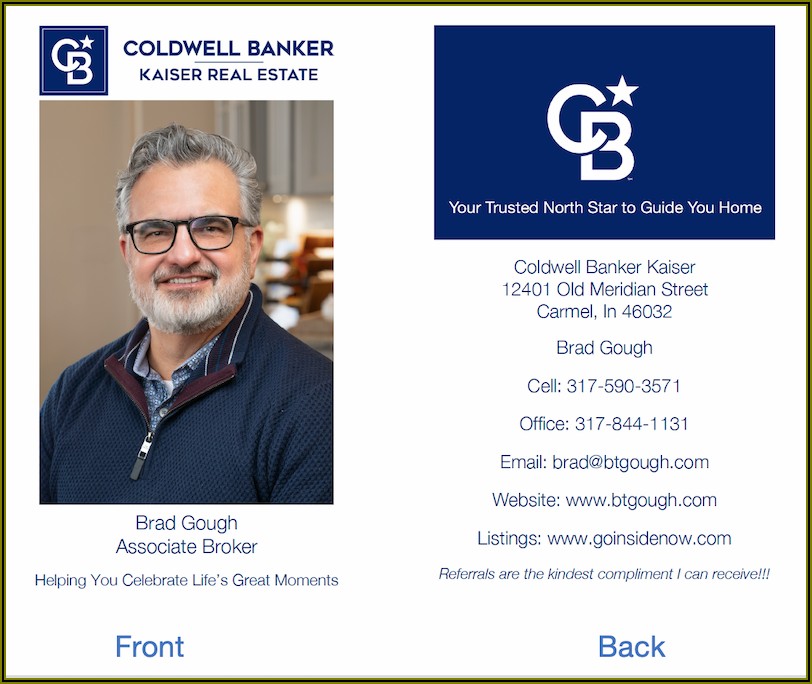 Coldwell Banker North Star Business Cards