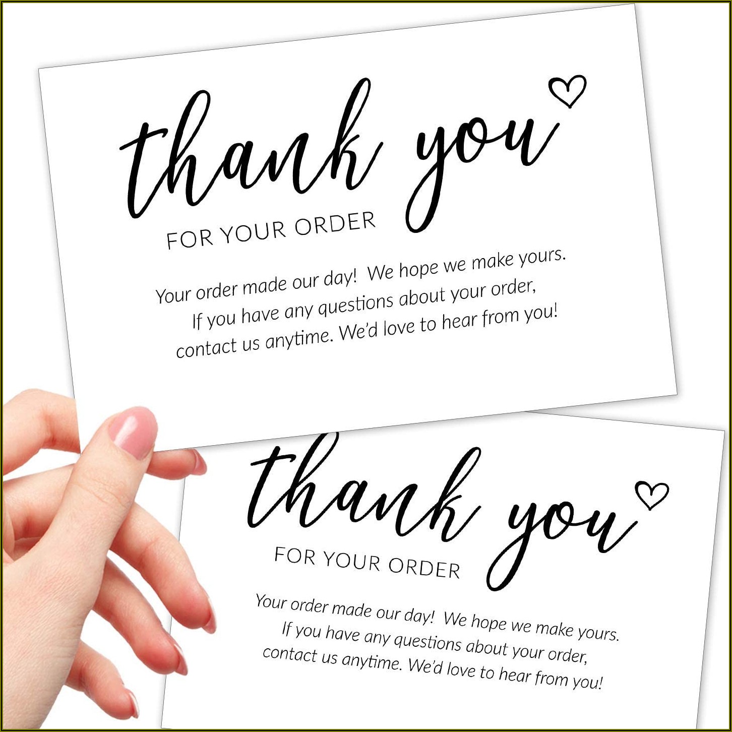 Custom Thank You Cards For Business Free