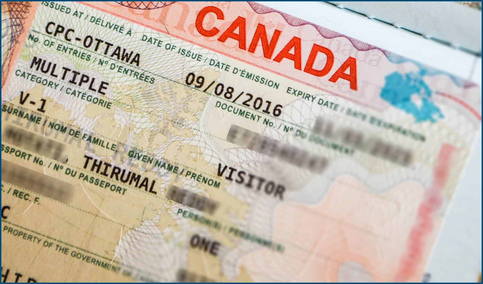 Form For Indian Visa Application From Canada