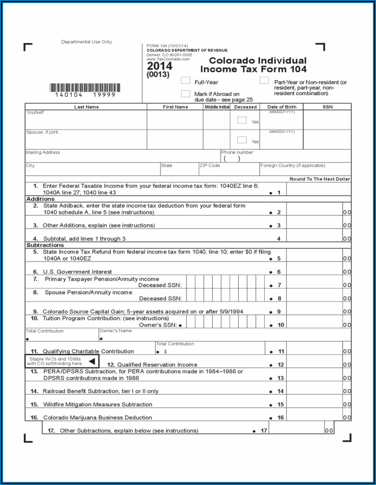 Free Download 1040a Tax Forms
