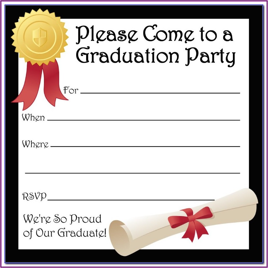 Free Graduation Invitation Templates For Publisher