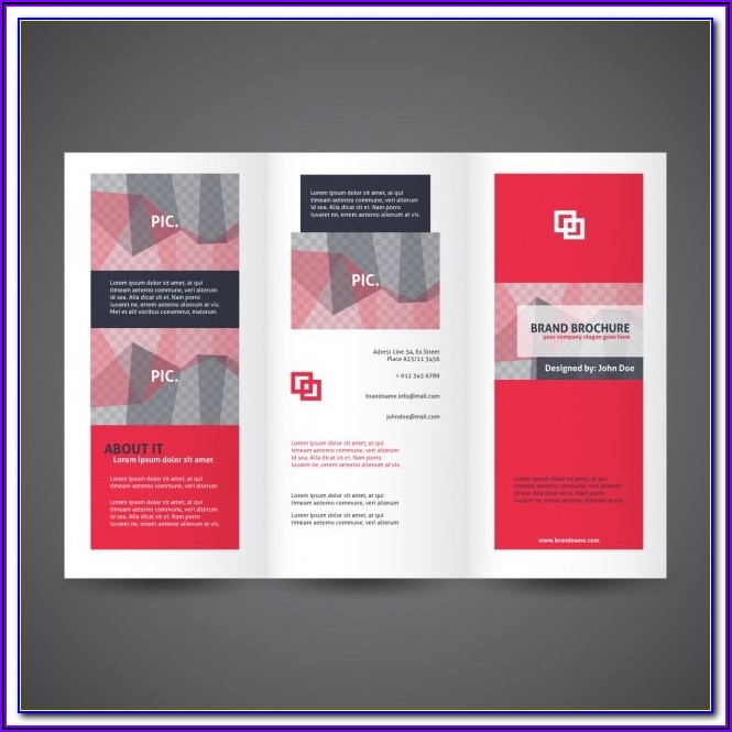 Free Tri Fold Brochure Template For Word