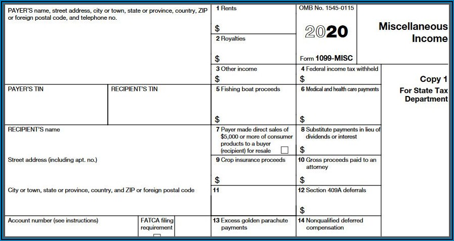 Irs Form 1099 Filing Instructions