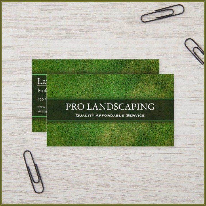 Landscaping Business Cards Ideas