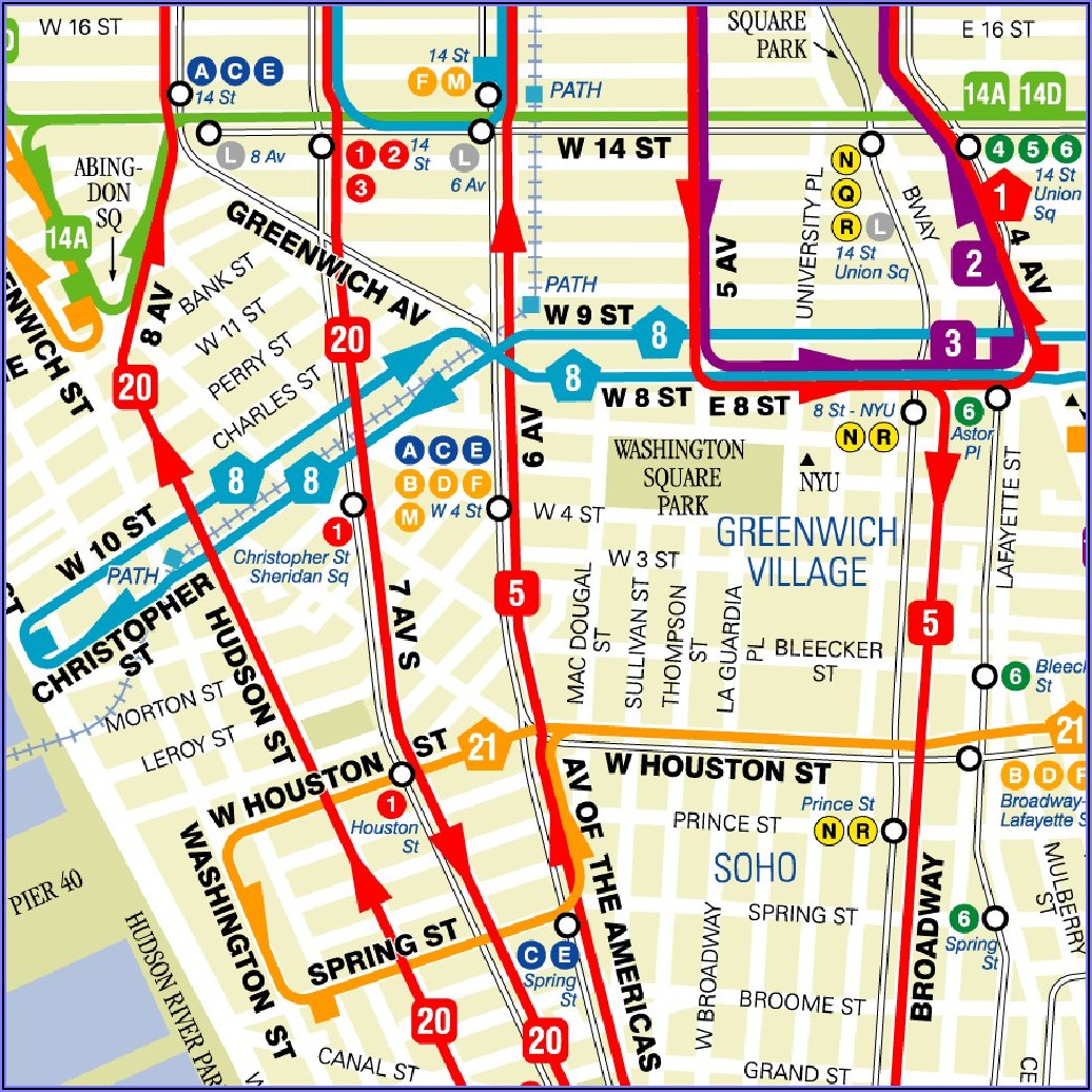 Mta Bus Map Manhattan