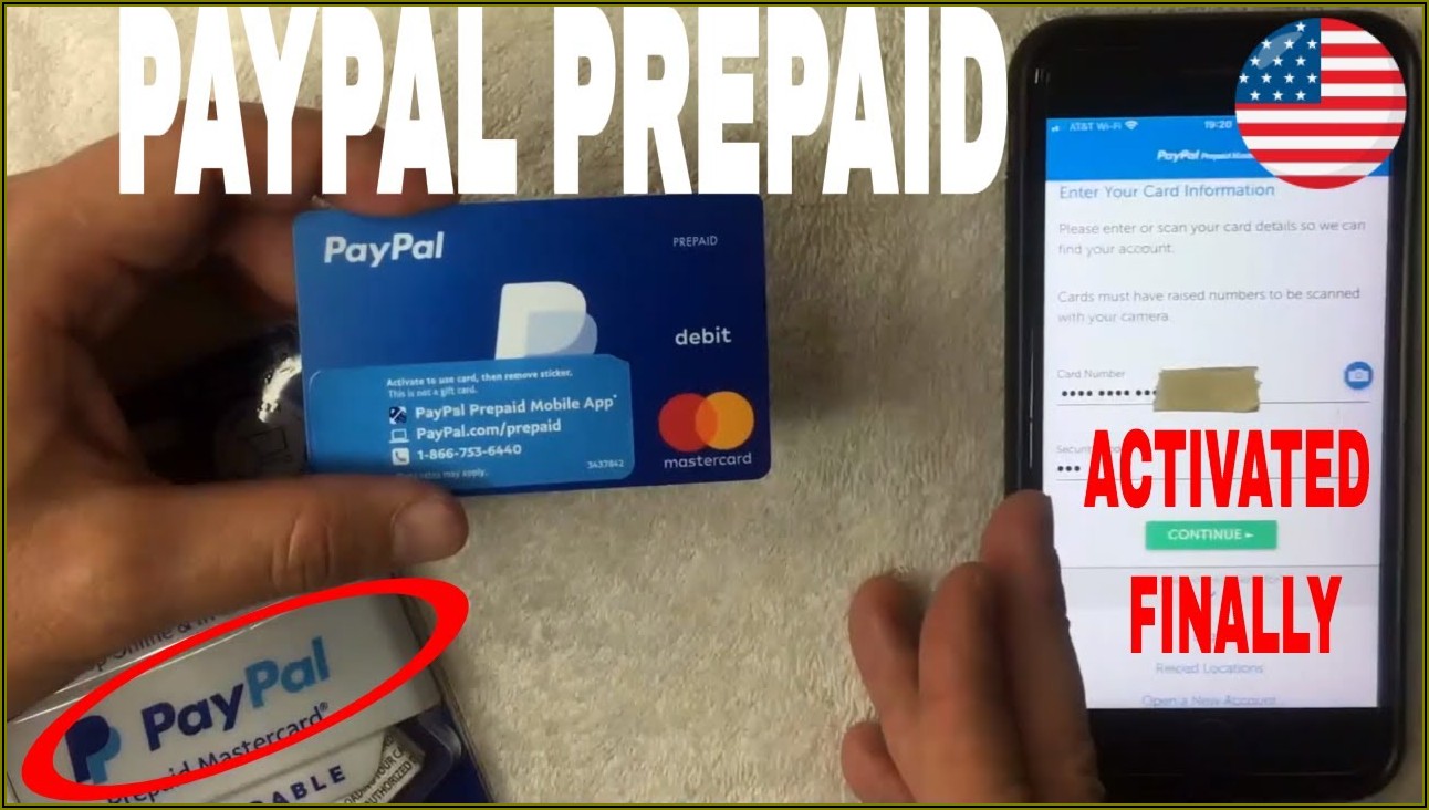 Paypal Prepaid Business Debit Card