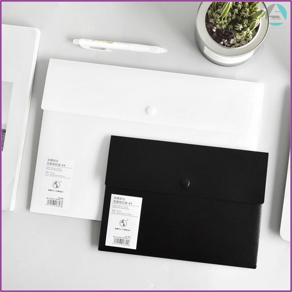 Plastic Envelope Folder A5