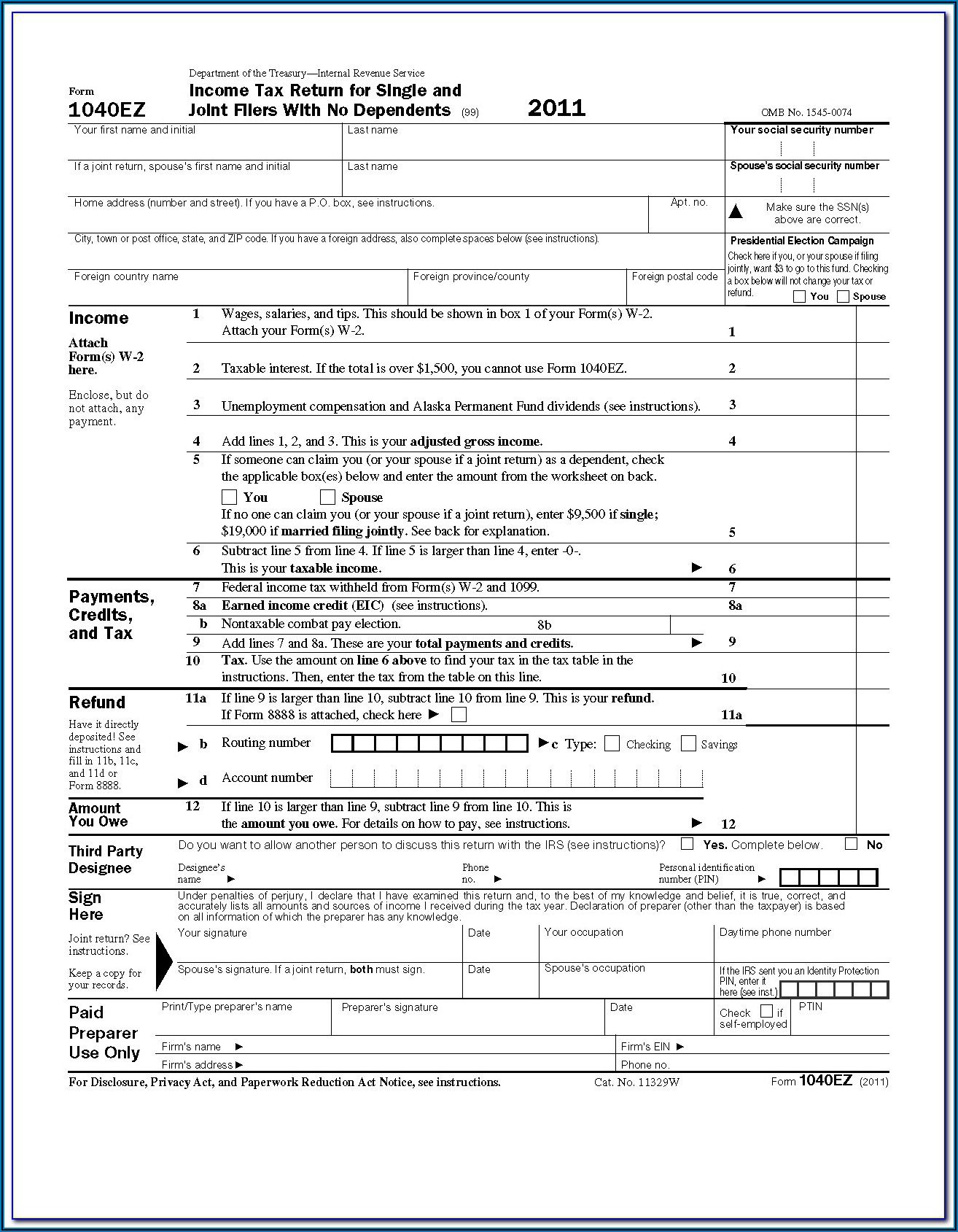 Printable Canadian Income Tax Forms 2018