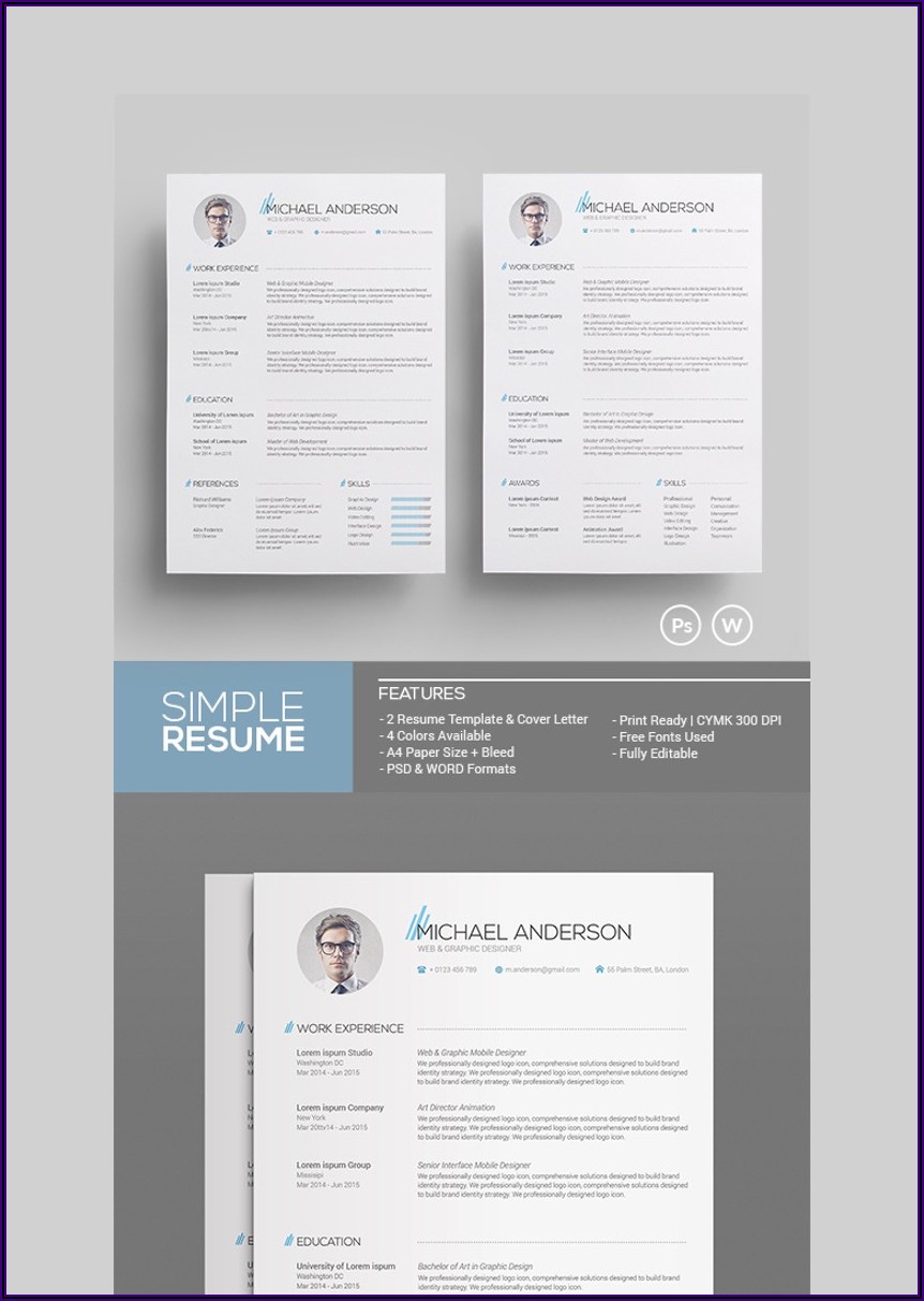 Sample Free Downloadable Editable Free Resume Templates