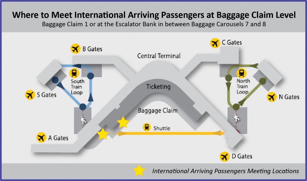 Seatac Airport Map Baggage Claim