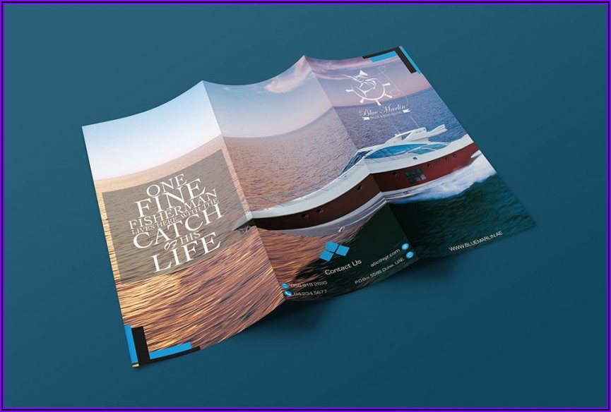 Tri Fold Brochure Mockup Photoshop