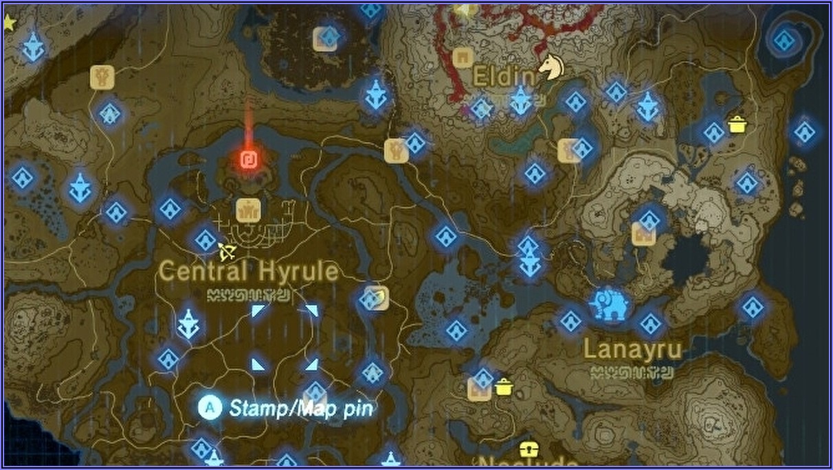Zelda Breath Of The Wild Shrine Map Interactive