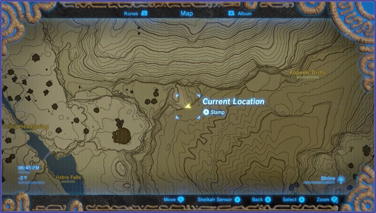 Zelda Breath Of The Wild Shrine Map Printable