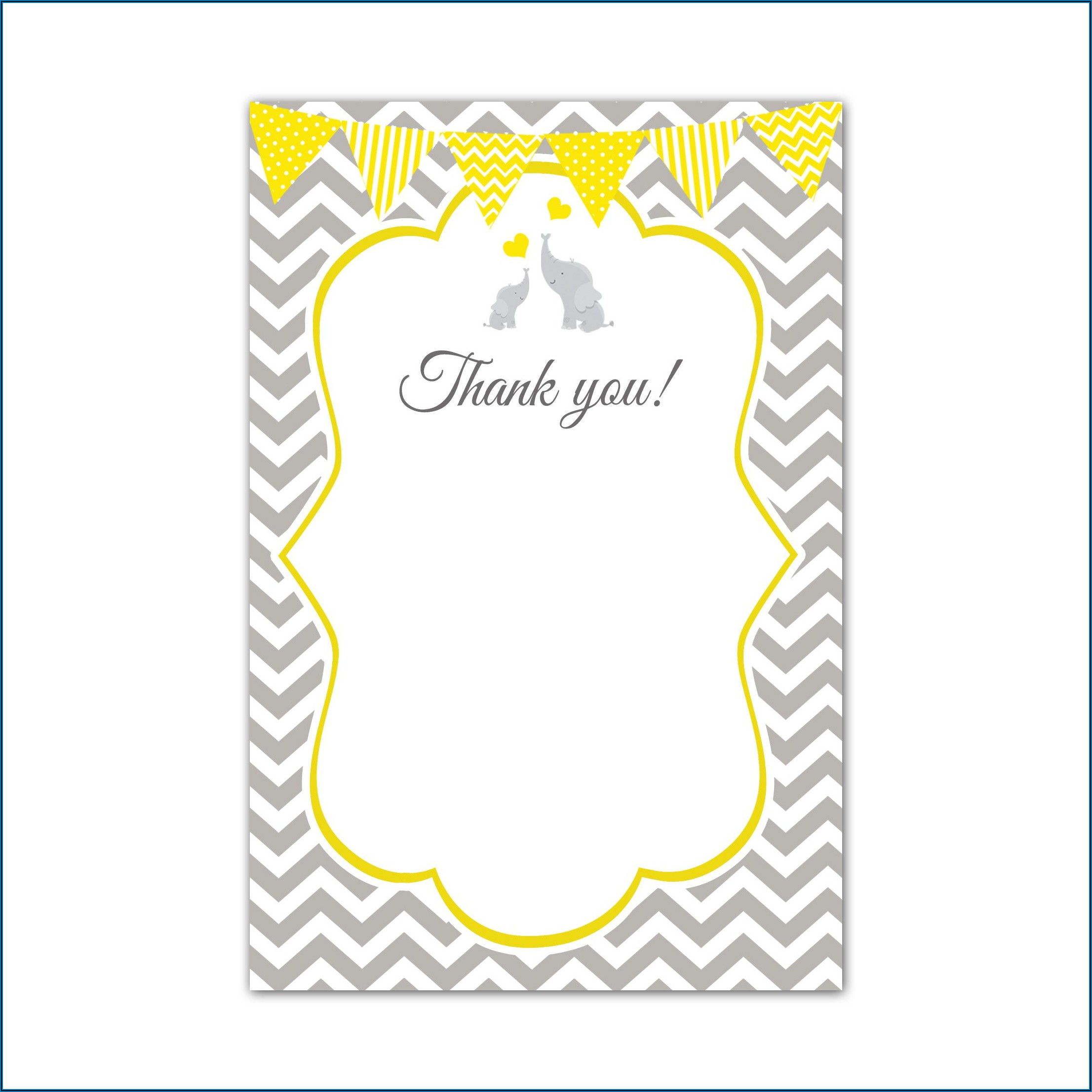 Baby Shower Thank You Card Envelopes