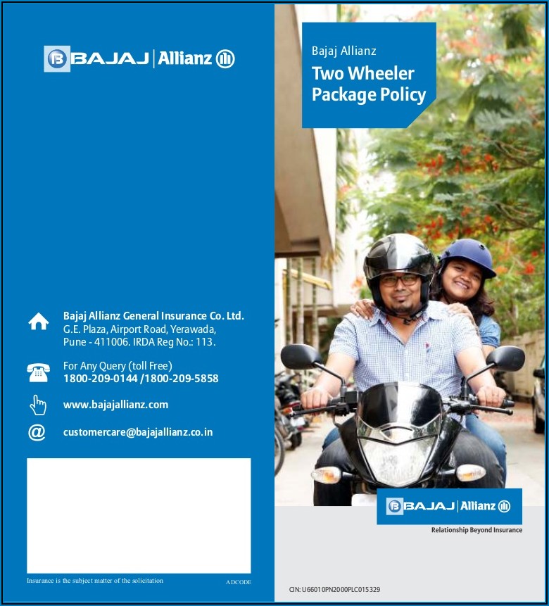 Bajaj Allianz Travel Insurance Brochure 2020