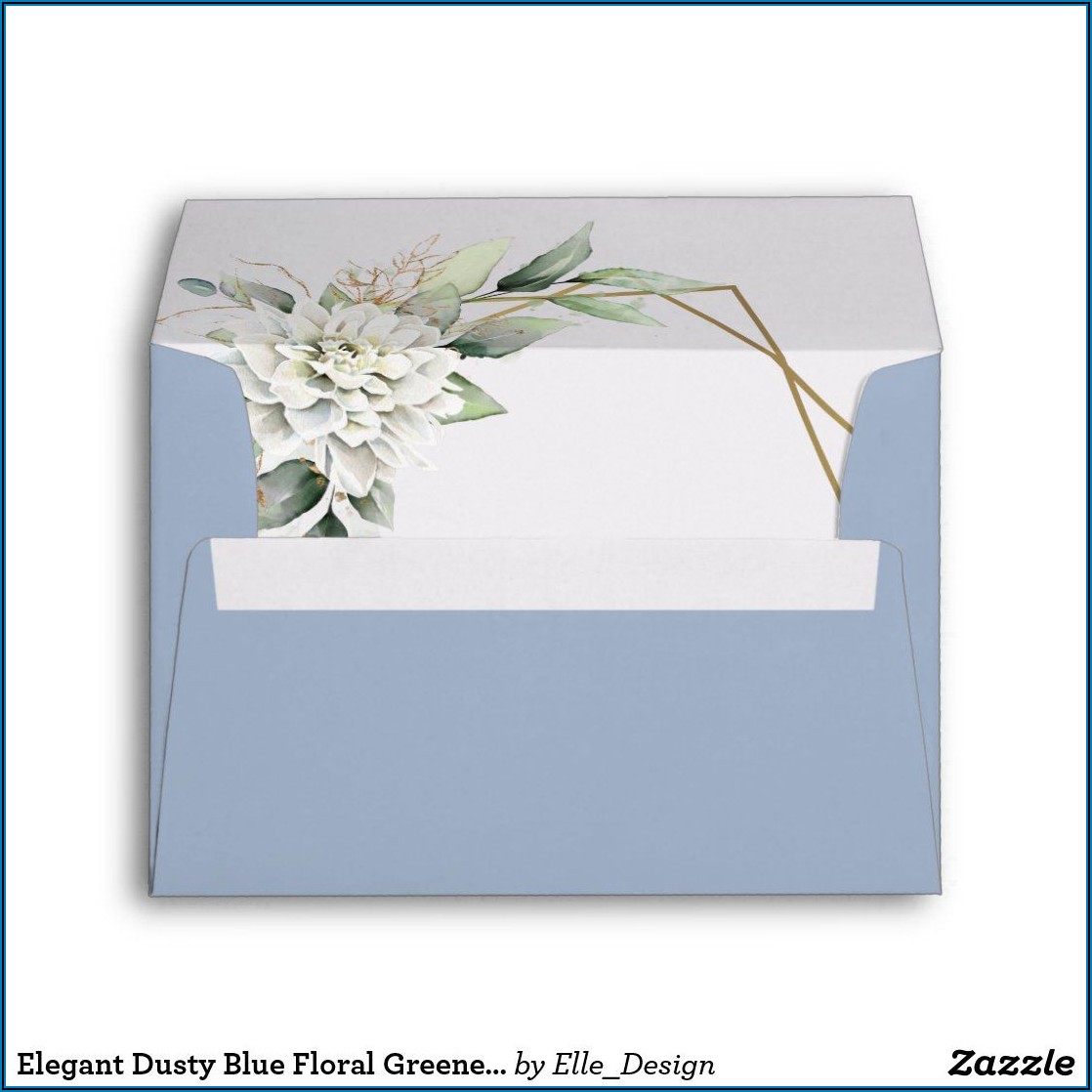 Dusty Blue Envelopes 5x7