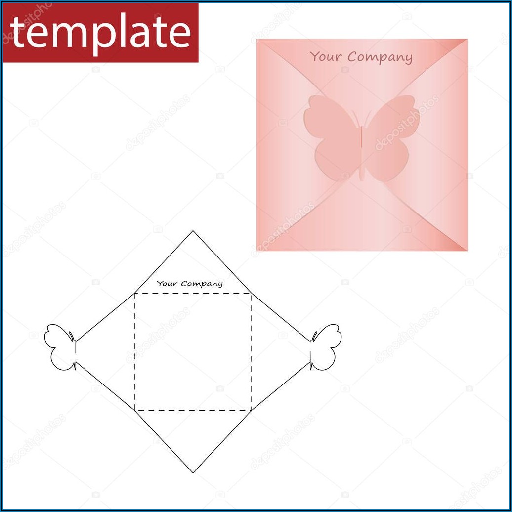 Envelope Vector Template Illustrator