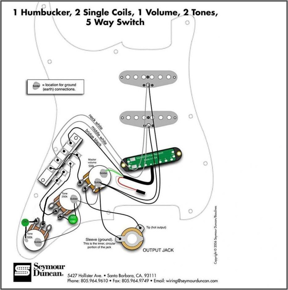Fender Player Stratocaster Hss Wiring Diagram