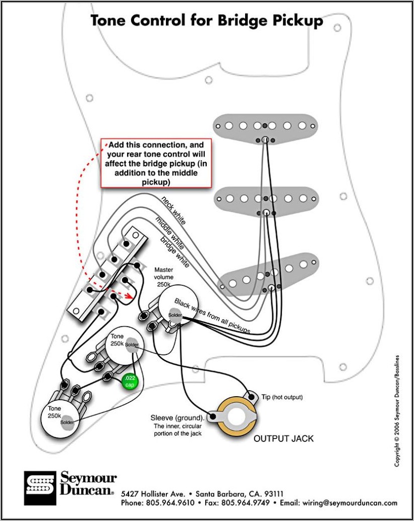 Fender Stratocaster Wiring Diagram Bridge Tone