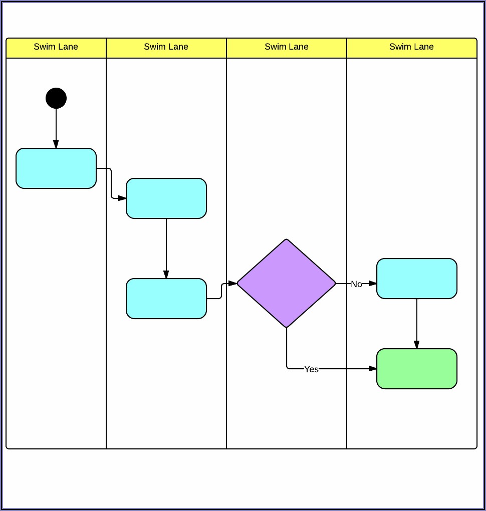 Flow Diagram Visio Example