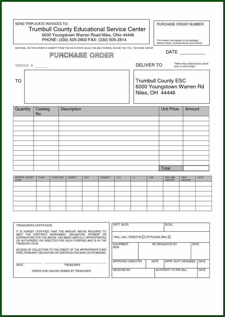 Free Contractor Invoice Forms