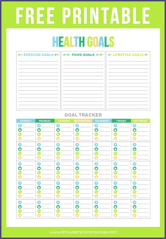 Free Printable Fitness Journal Template