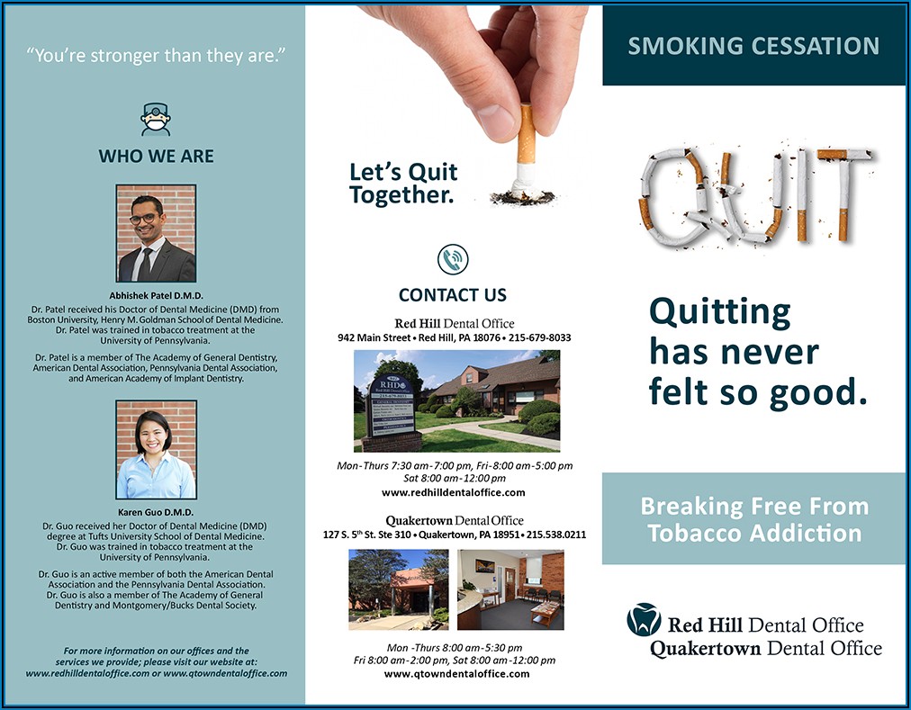 Free Quit Smoking Brochures