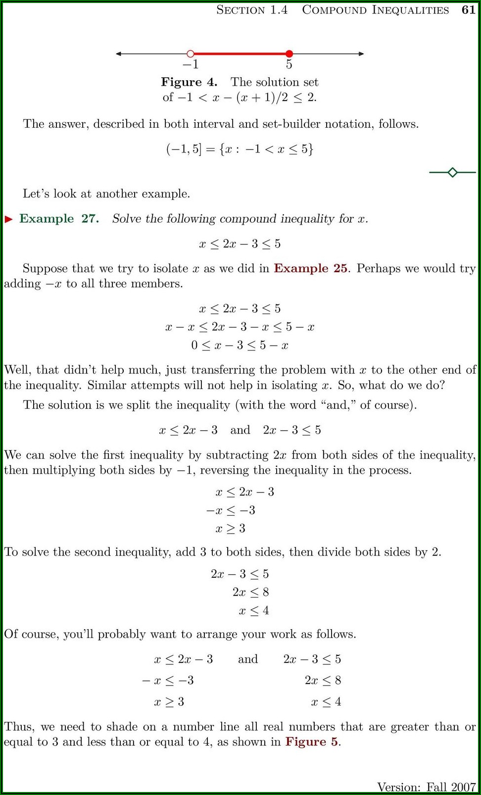 Graphing Inequalities Number Line Worksheet Pdf