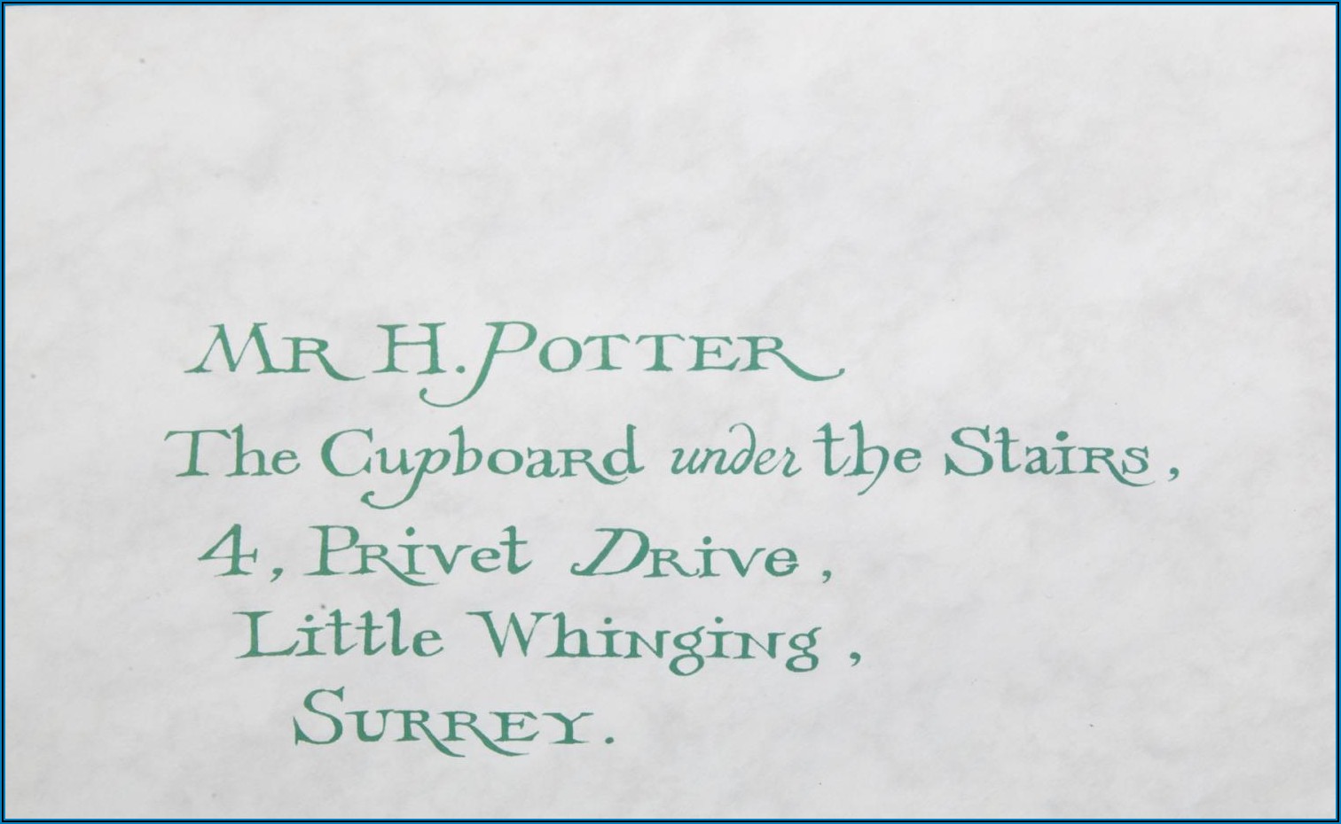 Hogwarts Acceptance Letter Envelope