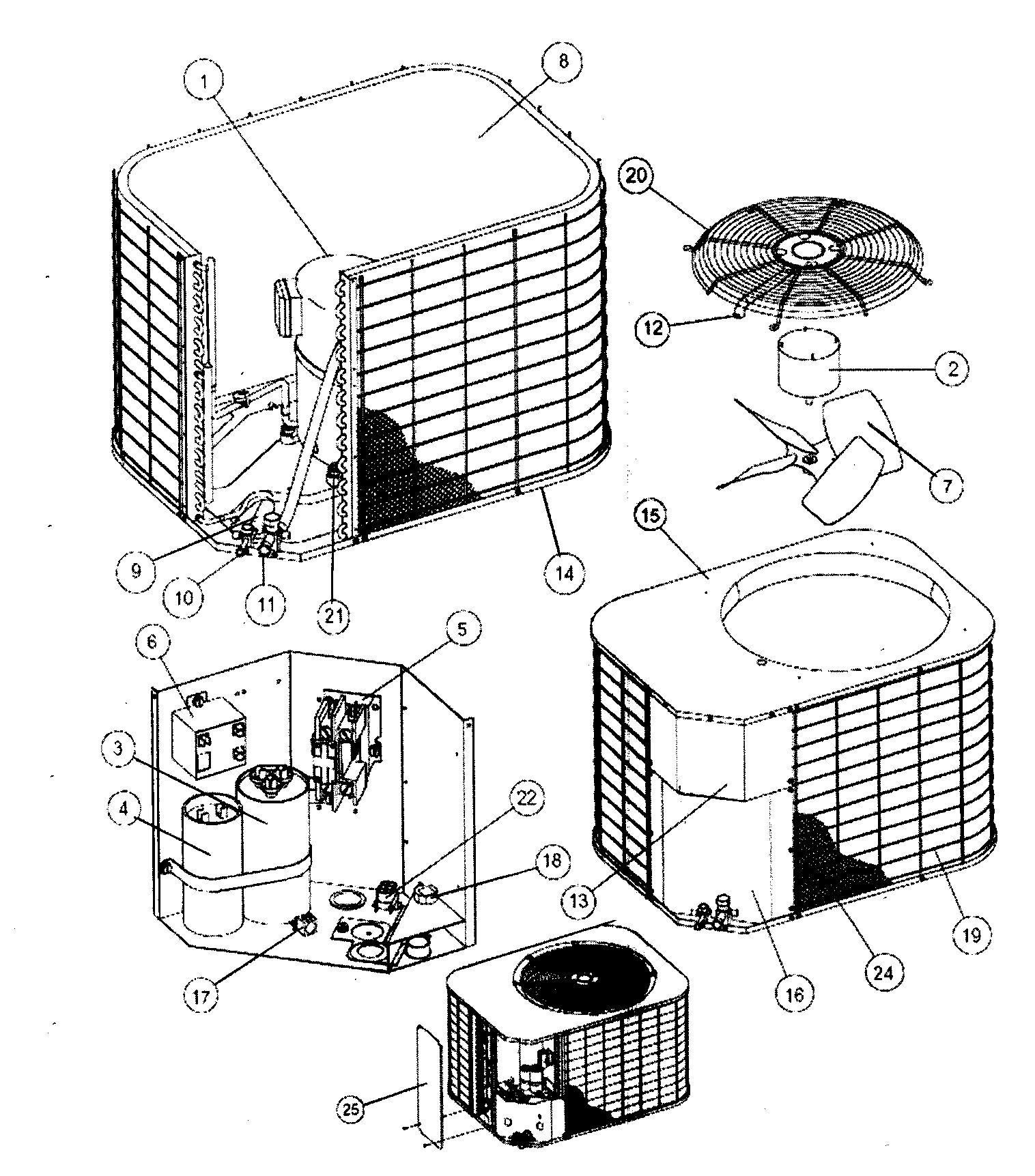 Home Central Air Conditioner Diagram