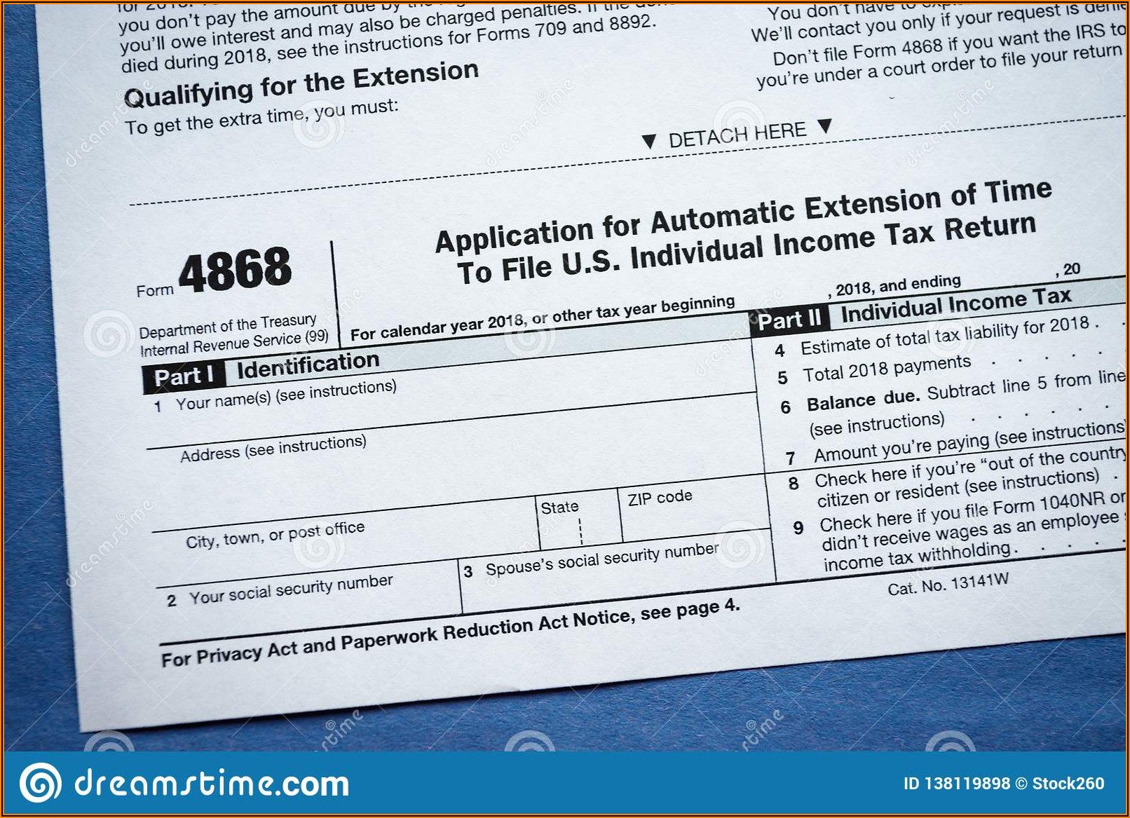 Income Tax Filing Form Number