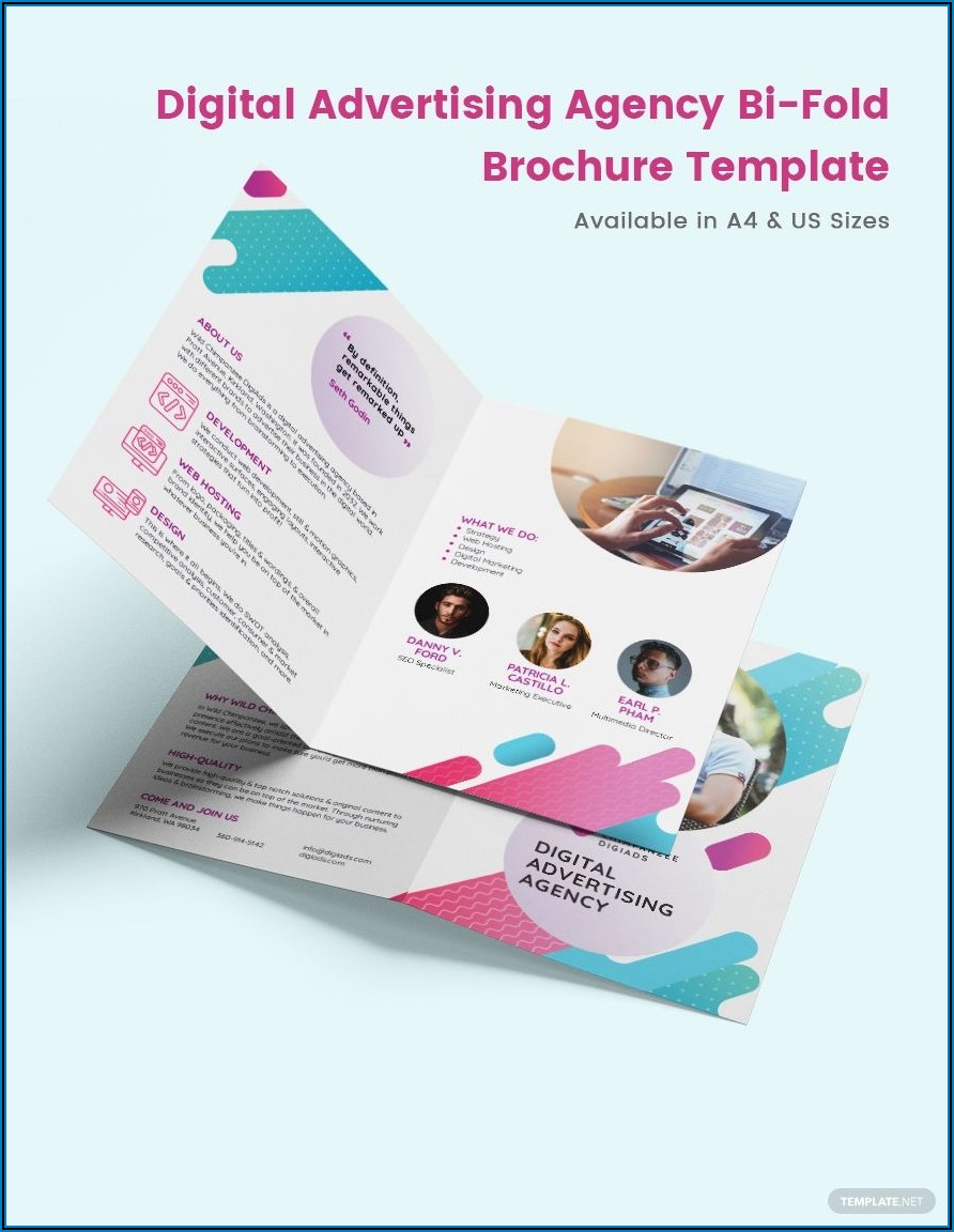Indesign Bi Fold Brochure Template Free