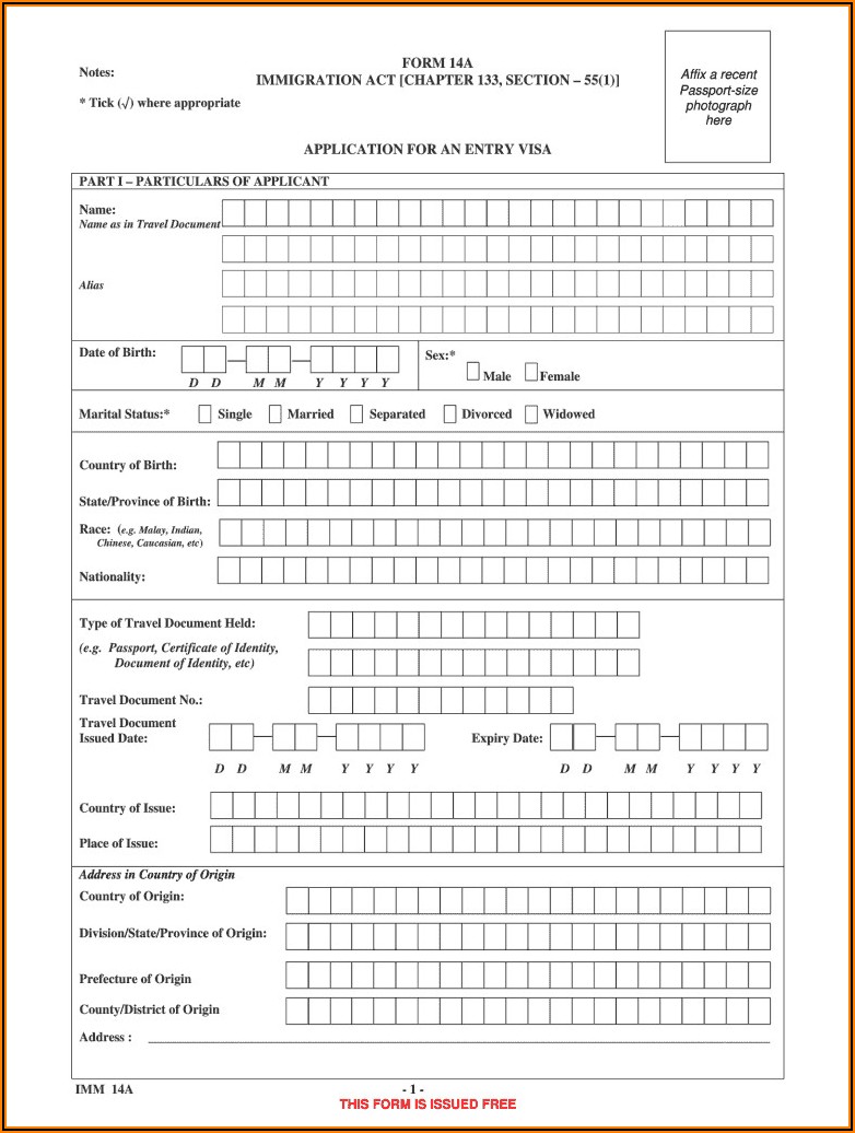 Indian Visa Application Form Pdf