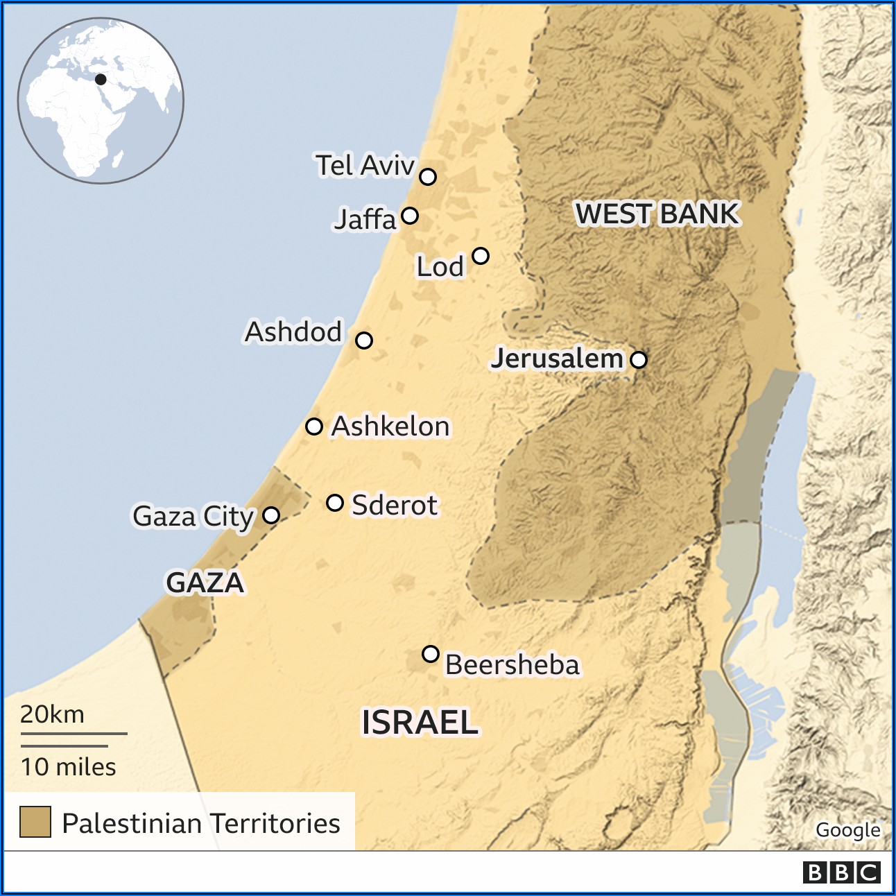 Israel And Palestine Conflict Timeline Bbc