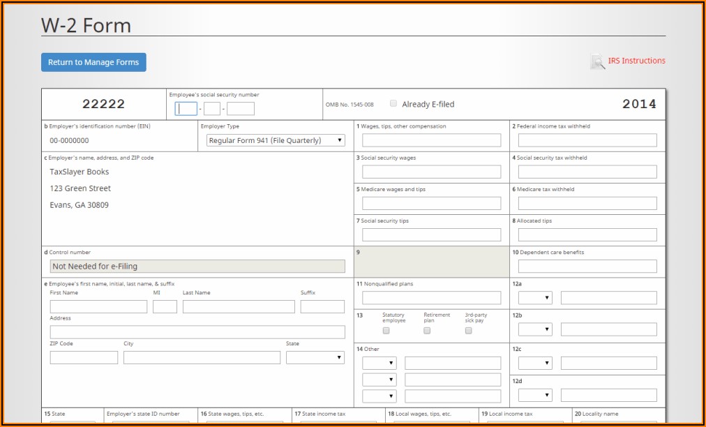 Locate W2 Forms Online