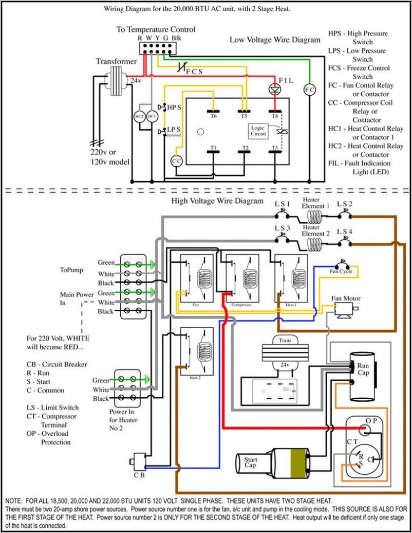 Packaged Air Conditioning System Diagram