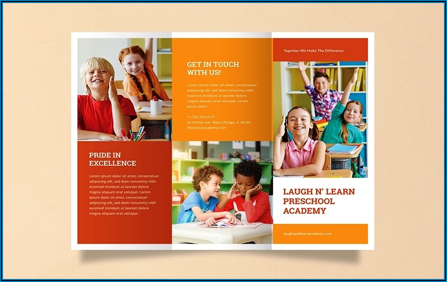 Preschool Brochure Template Free
