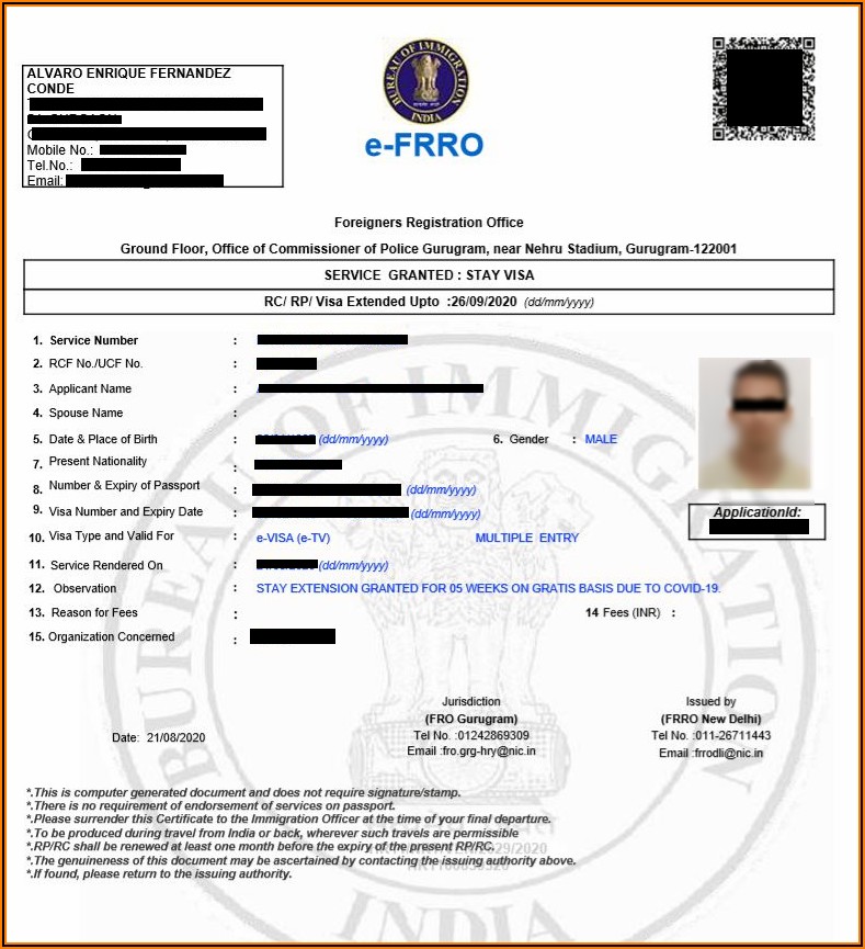 Print Indian Visa Application Form Uk