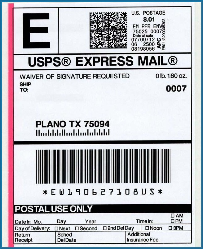 Priority Mail Padded Flat Rate Envelope Insurance