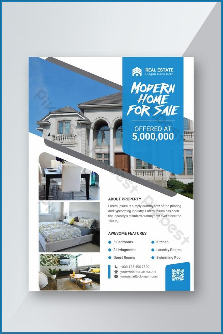 Real Estate Brochure Template Free Download Ai