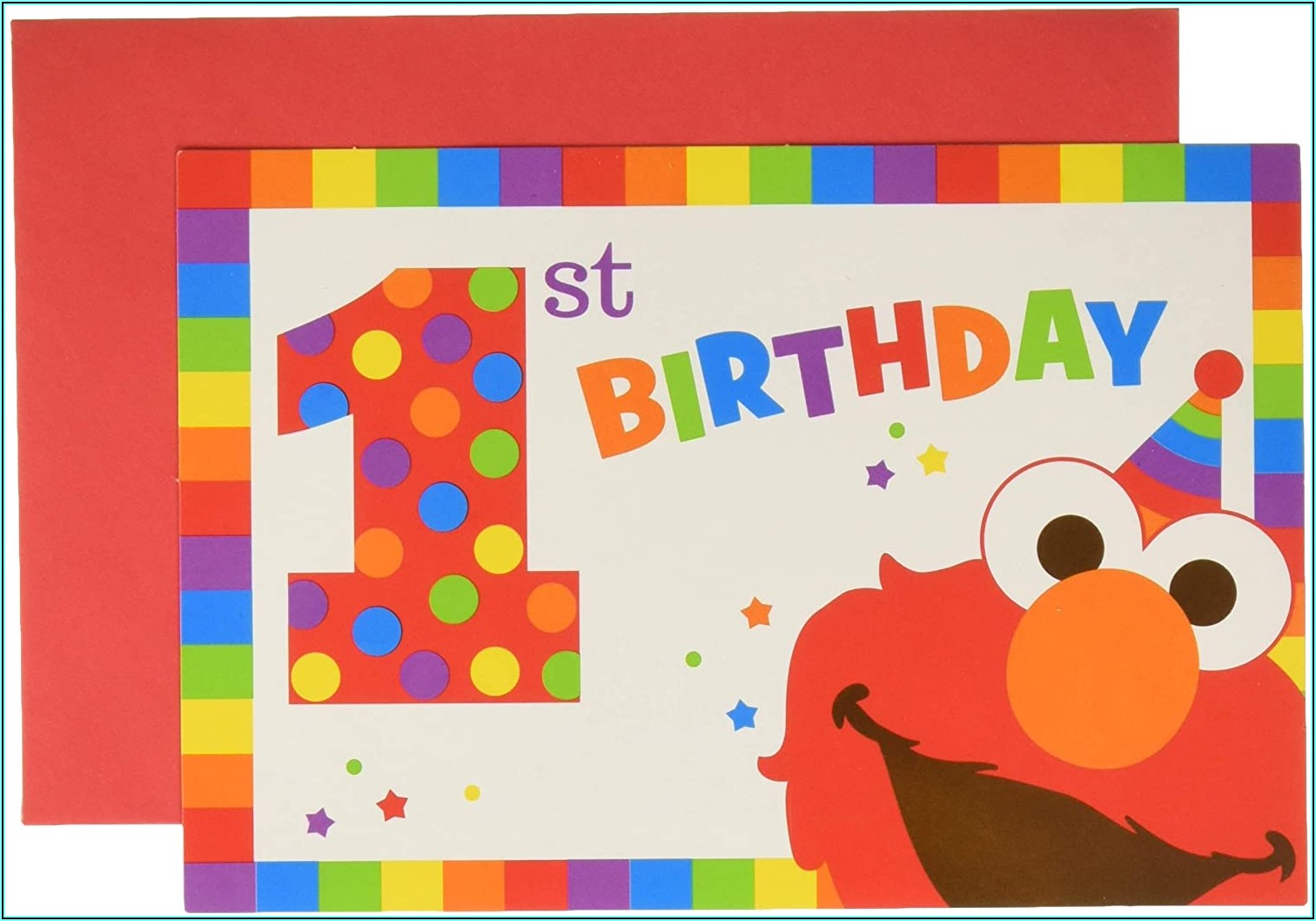 Sesame Street Birthday Invitations Walmart