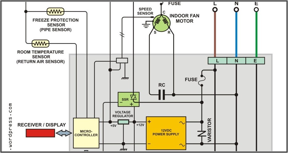 Split Air Conditioner Circuit Diagram
