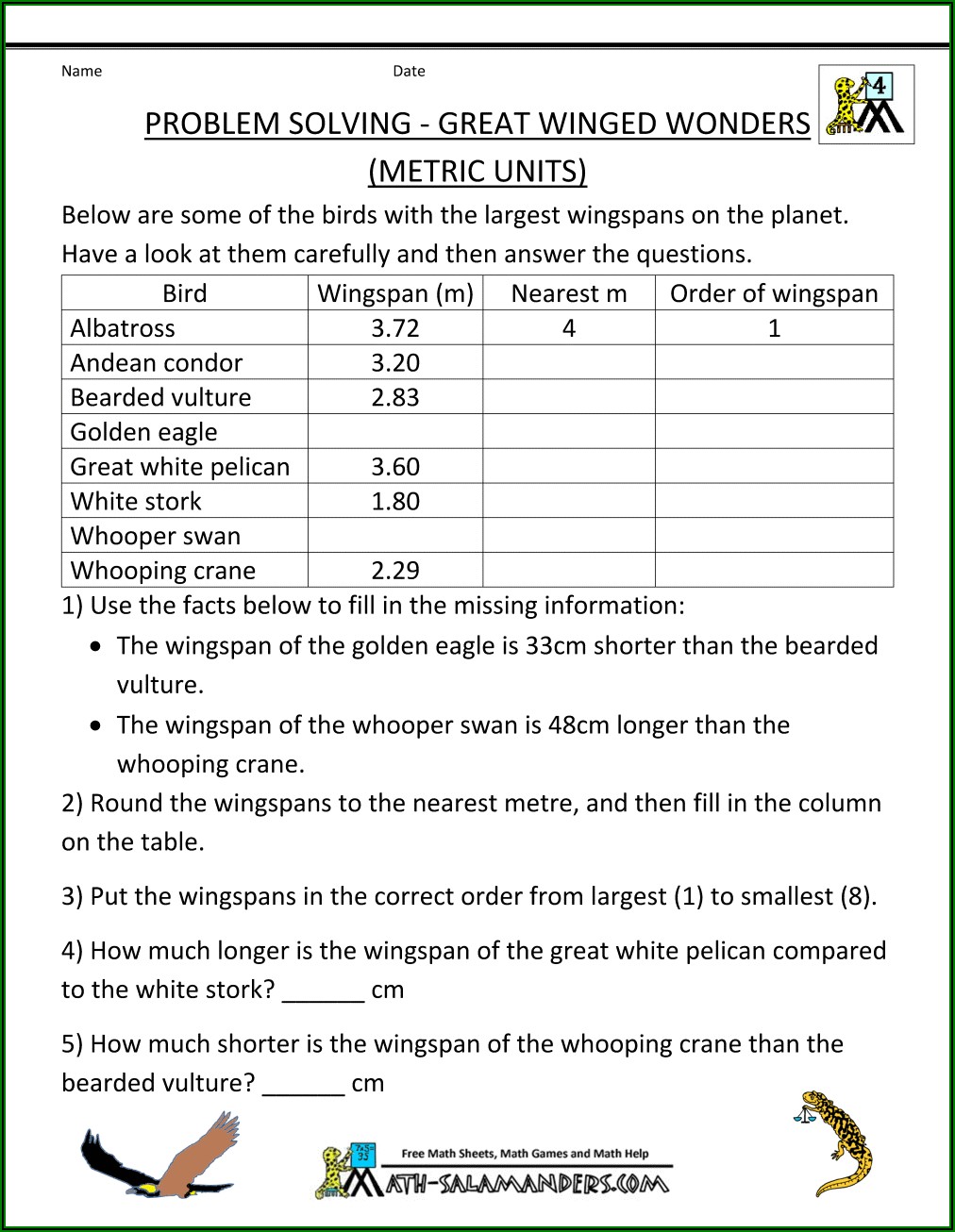 Subtracting Decimals Word Problems Worksheet Pdf